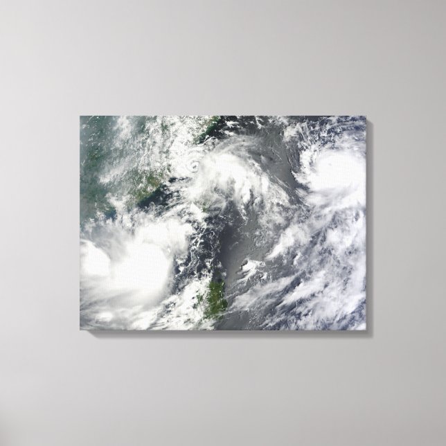 Three strong storms canvas print (Front)