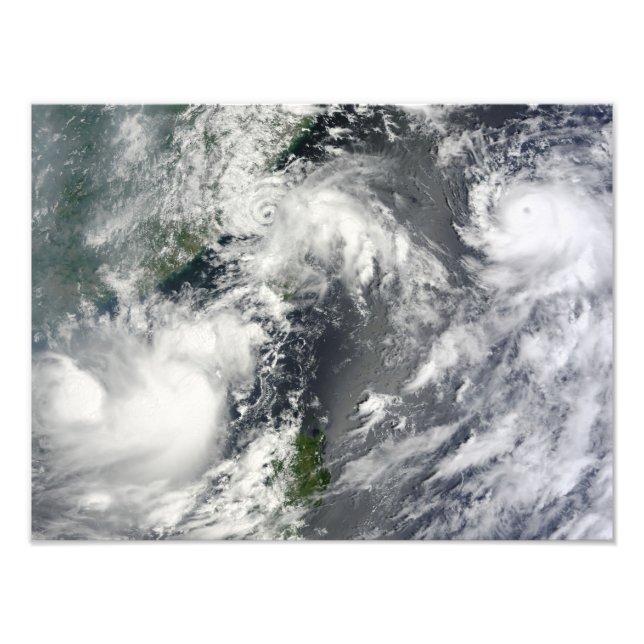 Three strong storms photo print (Front)