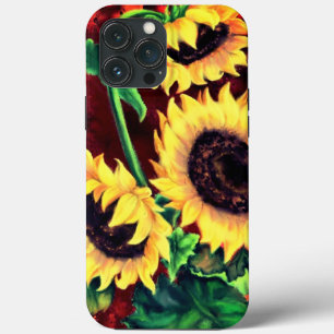 Three Sunflowers iPhone Case