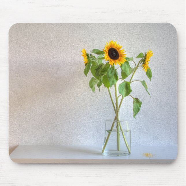 Three Sunflowers Mouse Pad (Front)