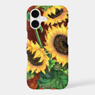 Three Sunflowers Painting
