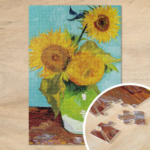 Three Sunflowers   Vincent van Gogh Jigsaw Puzzle