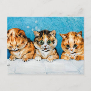 Three Sweet Little Kittens, Din-din Please! Postcard