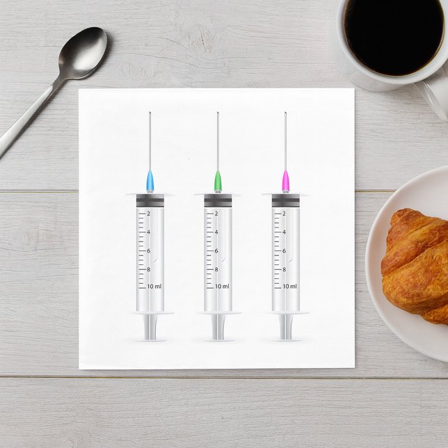 Three Syringes Napkin (Creator Uploaded)
