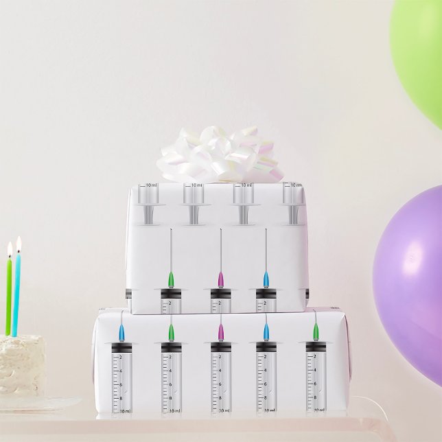 Three Syringes Wrapping Paper (Creator Uploaded)