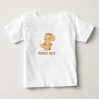 Three T-Rex Coffee Lovers – Cute Dinosaur Café Ill
