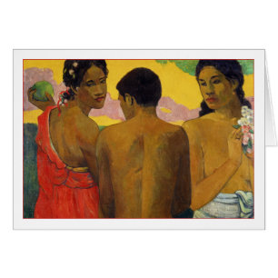 Three Tahitians by Paul Gauguin