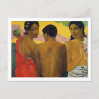 Three Tahitians by Paul Gauguin