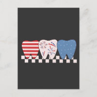 Three Teeth Graphic Design 4th of July