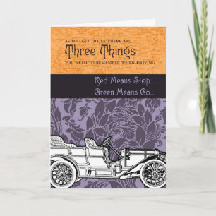 Three Things to Remember While Driving Card