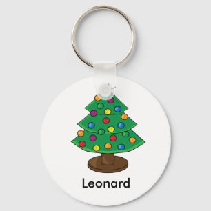 Three Tier Christmas Tree Key Ring
