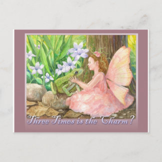 Three Times is the Charm Postcard