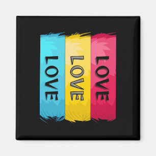 Three Times Love Design Magnet