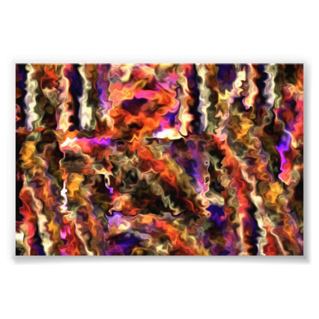 Three Times the Opportunity  Modern Abstract Art Photo Print (Front)