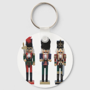 Three Traditional Nutcracker Key Ring