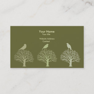Three Tree Birds Business Card
