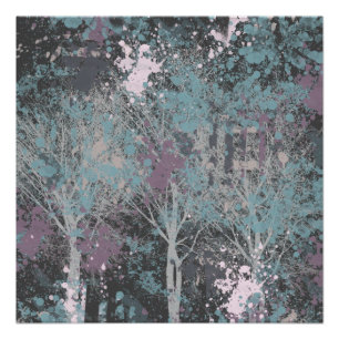 Three Tree's Abstract Poster