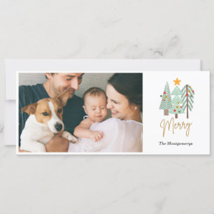 Three Trees Christmas Holiday Card