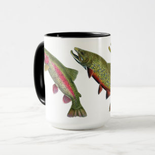 Three Trout Coffee Mug