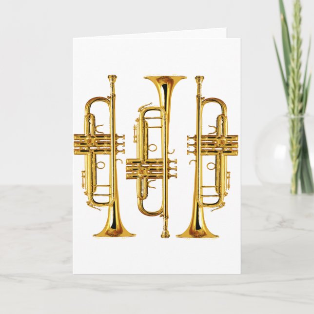 Three Trumpets Card (Front)