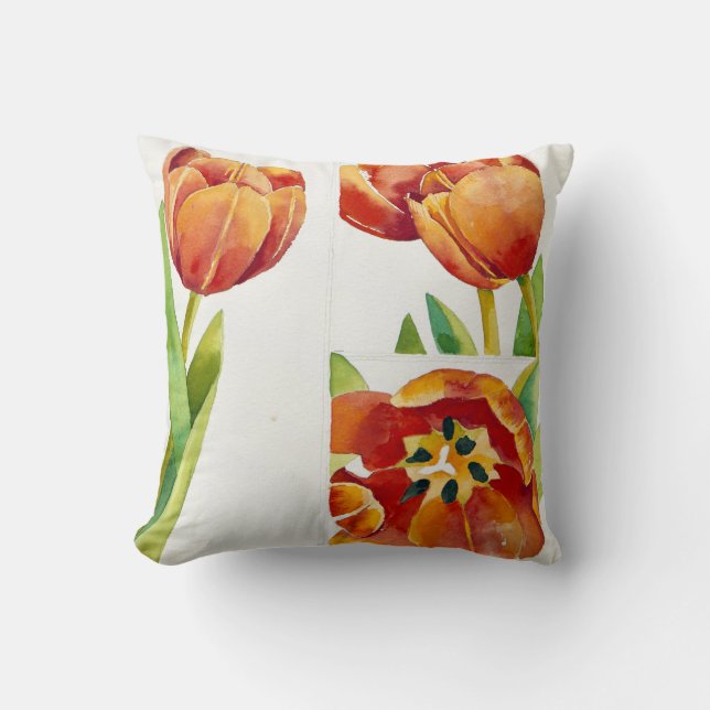 Three tulip studies in a sure 2013 cushion (Front)