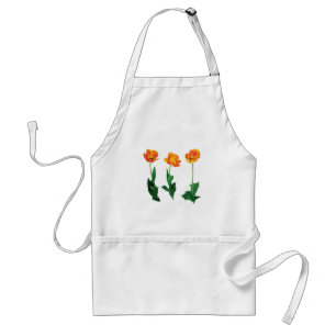 Three Tulips in a Row Standard Apron
