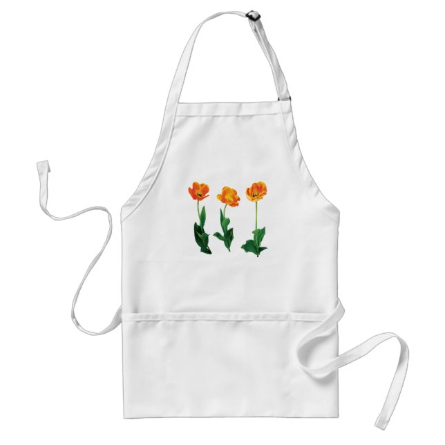 Three Tulips in a Row Standard Apron (Front)