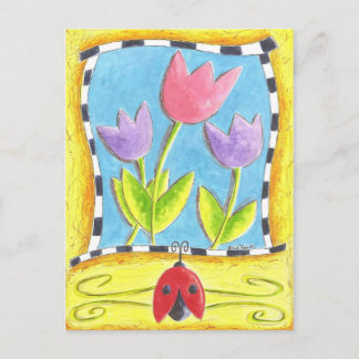 Three Tulips Postcard