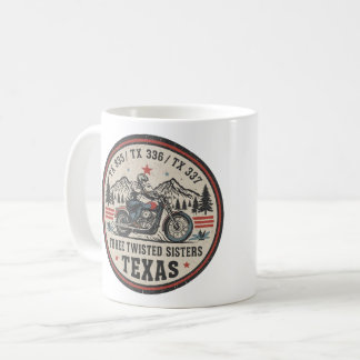 Three twisted sisters , tx 335,tx 336,tx 337 road Coffee Mug