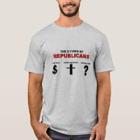 Three Types of Republicans T-Shirt