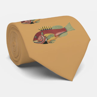 Three Ugly Fish Tie