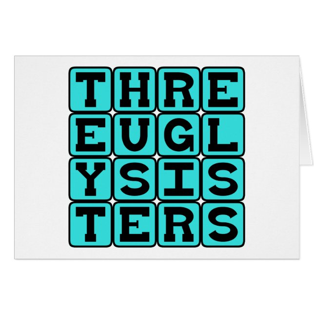 Three Ugly Sisters, Grimm Fairy Tale Siblings (Front Horizontal)