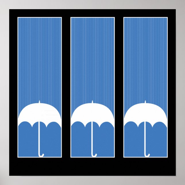 Three Umbrellas Poster (Front)