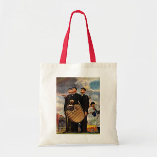 Three Umpires Tote Bag