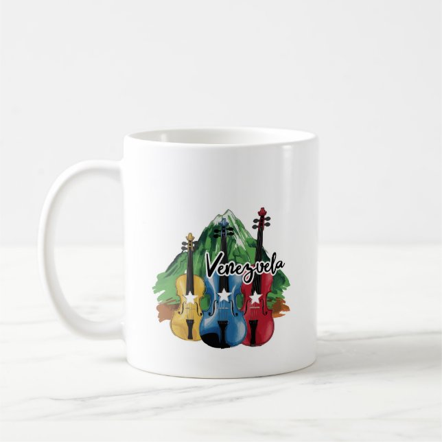 three Venezuelan violins Coffee Mug (Left)