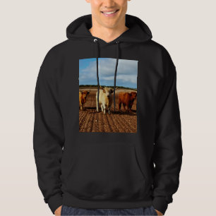 Three Very Naughty Highland Cows, Hoodie