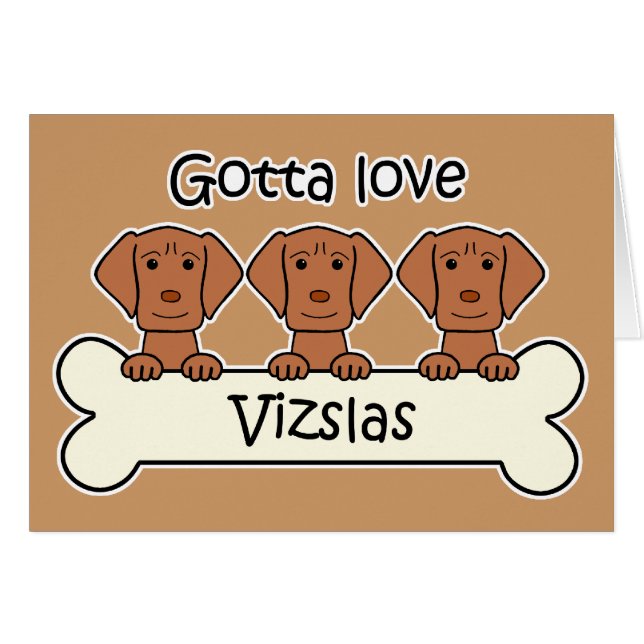 Three Vizslas (Front Horizontal)