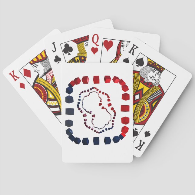 Three Way Cubed Playing Cards (Back)