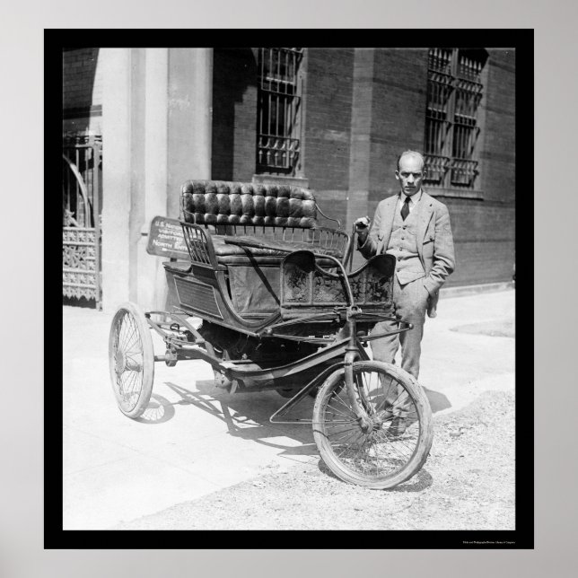 Three-Wheel Auto First Prize 1924 Poster (Front)