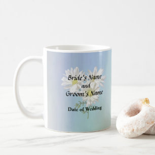 Three White Daisies Wedding Products Coffee Mug
