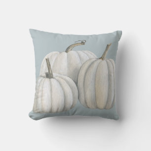 Three White Pumpkins Cushion