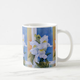 THREE WHITE SNAPDRAGONS CLASSIC MU COFFEE MUG