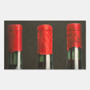 Three Wines 2010 Rectangular Sticker