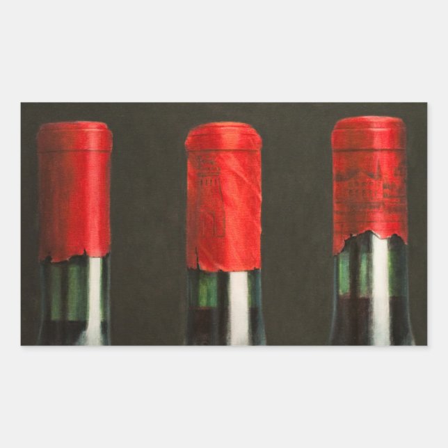 Three Wines 2010 Rectangular Sticker (Front)