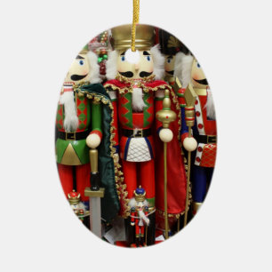 Three Wise Crackers - Nutcracker Soldiers Ceramic Ornament