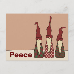 Three Wise Elves, postcard