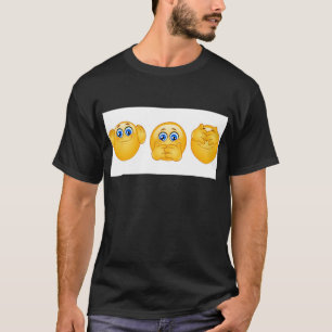 three wise emojis T-Shirt