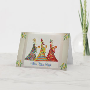 Three Wise Kings Folded Christmas Card