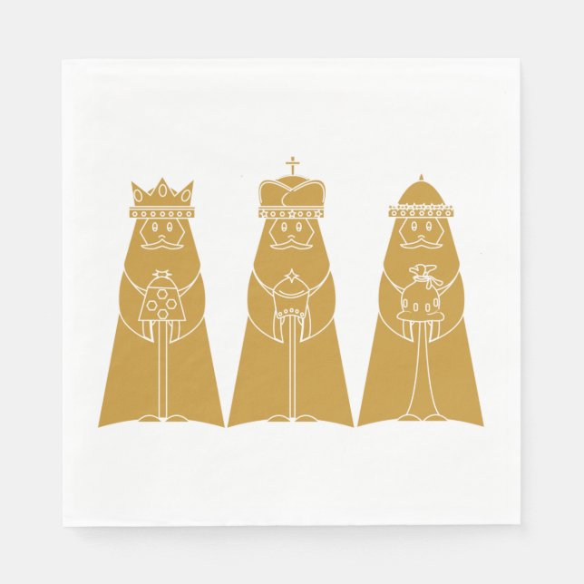Three Wise Man Napkin (Front)