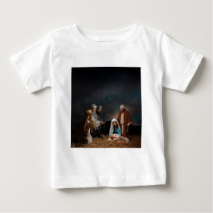 Three Wise Men at the Nativity Baby T-Shirt